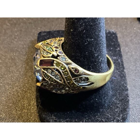 Heidi Daus Cocktail Ring Multicolored Size 11 - Picture 3 of 8